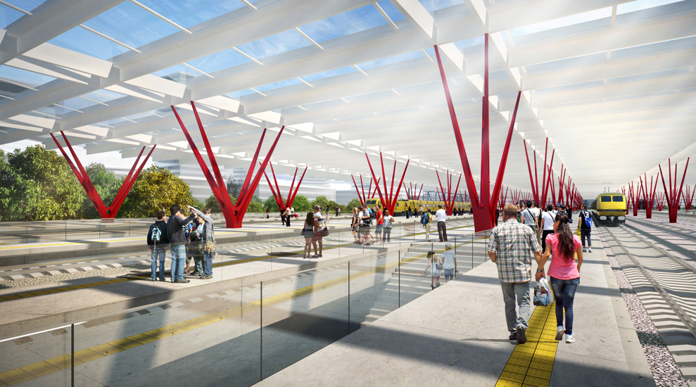Budoucnost centra Brna ve variantě nádraží u řeky